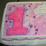 Girls First Birthday Cake